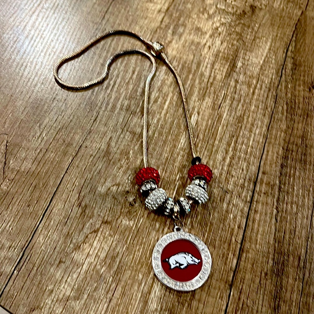 Razorback Charm Necklace